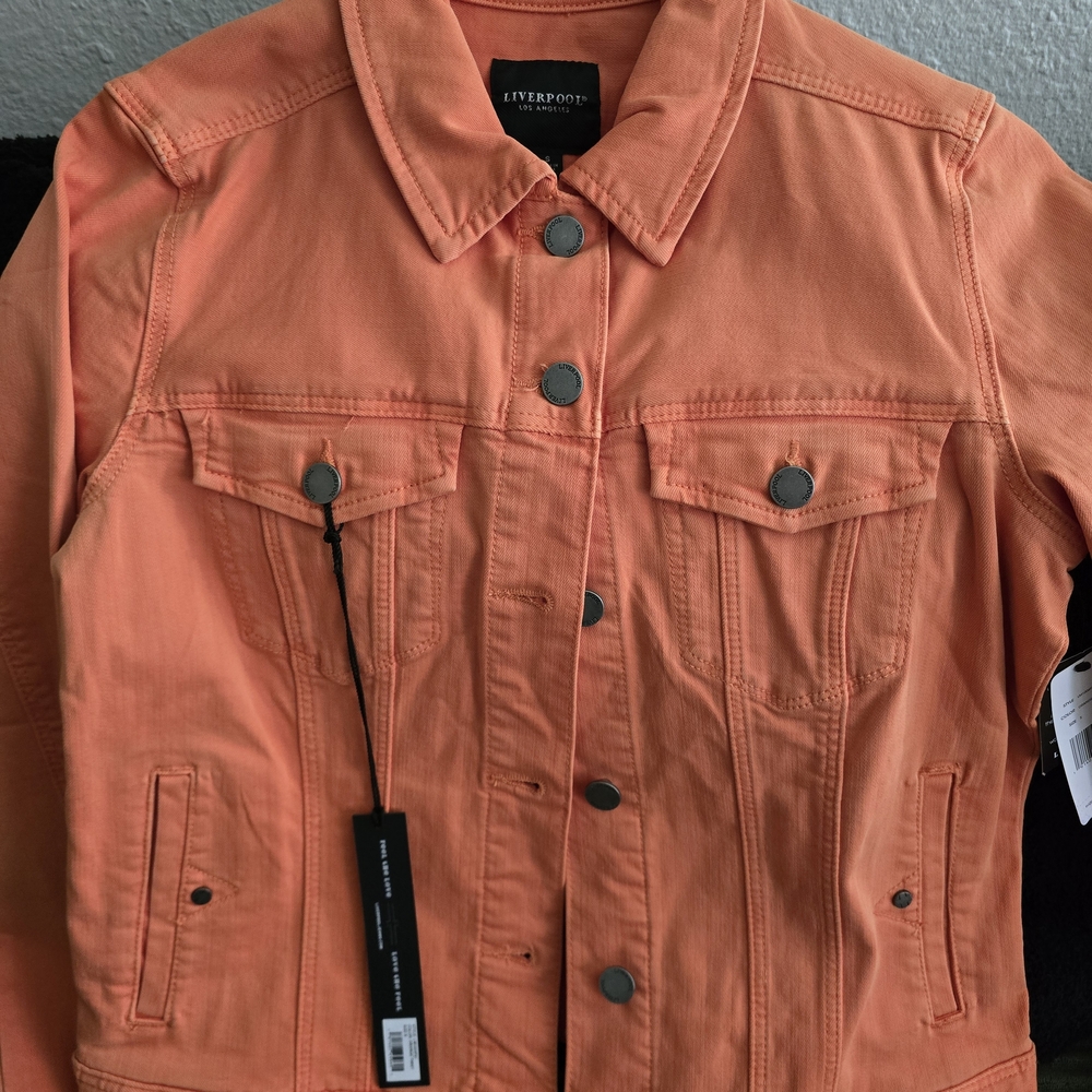 Liverpool Orange Jean Jacket